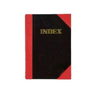 Cumberland A4 Red and Black Notebook Index