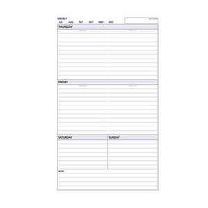 Collins Debden Dayplanner Desk Daily Calendar Refill