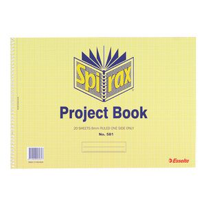Spirax No. 581 Project Book 40 Page
