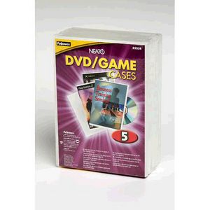 Fellowes Frost DVD Cases 5 Pack
