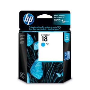 HP 18 Ink Cartridge Cyan