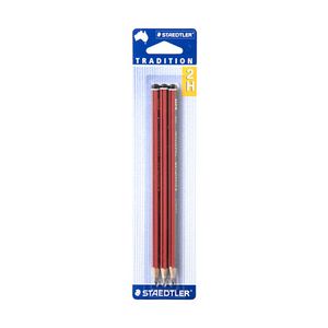 Staedtler Tradition Pencils 2H 3 Pack