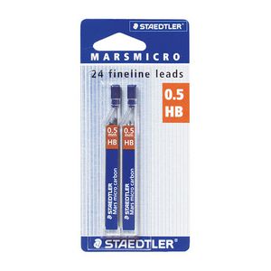 Staedtler Fineliner Lead Refills 0.5mm HB 24 Pack