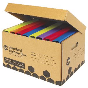 Marbig Enviro Archive Box with Attached Lid 10 Pack