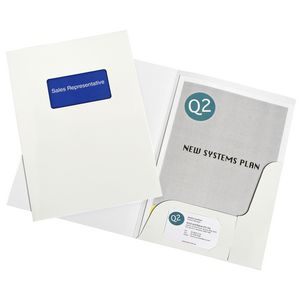 Marbig A4 Presentation Folders with Window 10 Pack