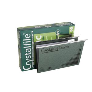 Crystalfile Foolscap Classic Suspension File 50 Pack