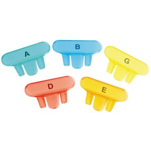 Crystalfile Suspension File Indicator Tabs Rainbow 50 Pack