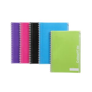 ColourHide My A4 Notebook with Clear Case Assorted
