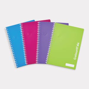 ColourHide A4 Notebook 120 Pages 4 Pack