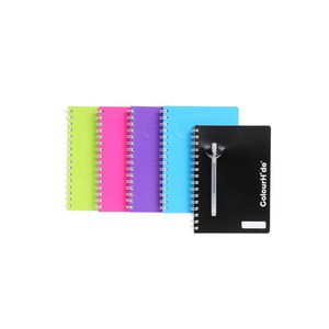 ColourHide A5 Notebook 200 Page Assorted