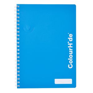 ColourHide My Trusty A4 Spiral Notebook 120 Page Blue