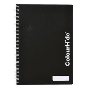 ColourHide My Trusty A4 Spiral Notebook 120 Page Black