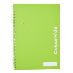 ColourHide My Trusty A4 Spiral Notebook 120 Page Green