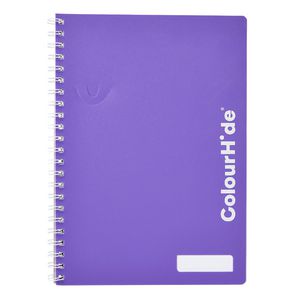 ColourHide My Trusty A4 Spiral Notebook 120 Page Purple