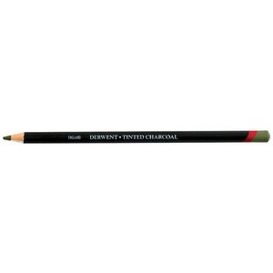 Derwent Tinted Charcoal Pencil Green Moss