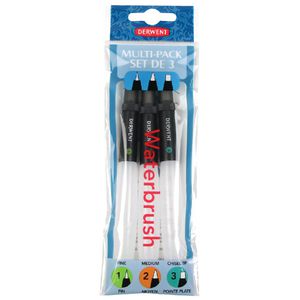 Derwent Water Paintbrush 3 Pack