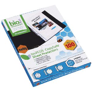 Marbig Sheet Protector A4 Biodegradable 100 Pack