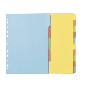 Marbig A4 Erasable Divider with 10 Tabs
