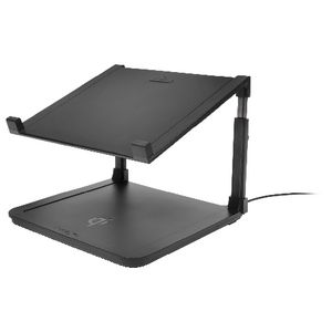 Kensington Laptop Riser with Qi Wireless Charging Pad