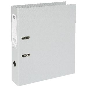Marbig Foolscap 2 Ring Lever Arch File PVC Grey