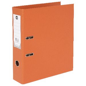 Marbig Foolscap 2 Ring Lever Arch File PVC Orange