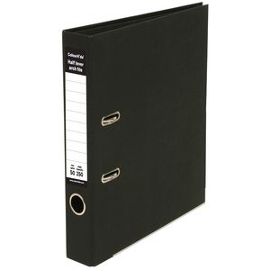 ColourHide Half Lever Arch A4 2 Ring PE Black
