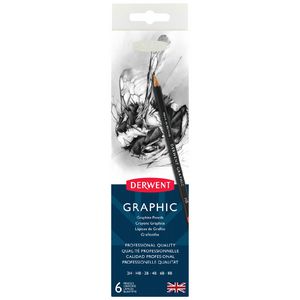 Derwent Graphic Tin 6 Pack