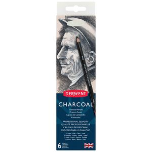 Derwent Charcoal Pencils 6 Pack