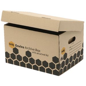 Marbig Enviro Archive Box with Attached Lid 2 Pack