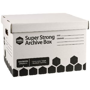 Marbig Super Strong Archive Boxes 2 Pack