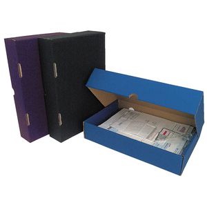 Marbig Box File 80mm Assorted
