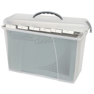 Crystalfile Carry Case Foolscap Clear