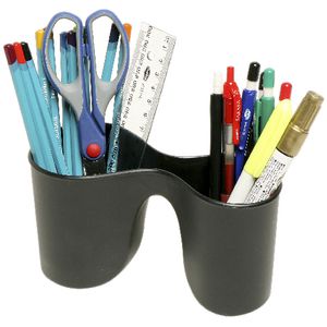 Marbig Enviro Duo Pencil Cup Black