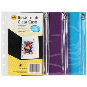 Marbig Bindermate Clear Pencil Case