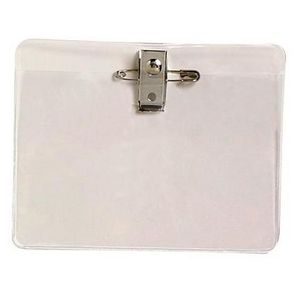 Rexel Soft ID Card Holder with Pin Clip Large 10 Pack