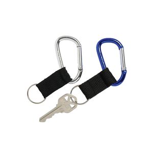 Rexel Non-Retractable Carabiner Key Holders 2 Pack