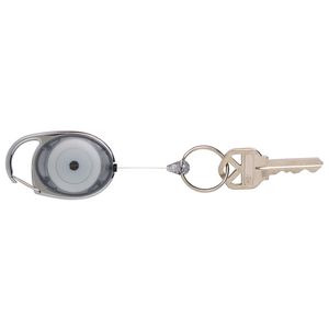 Rexel Retractable Snap Lock Key Holder Charcoal
