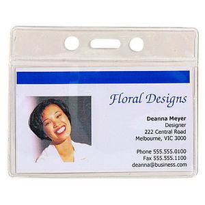 Rexel Soft ID Landscape Pouches 10 Pack