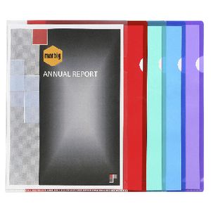 Marbig Ultra A4 Letter Files Red 100 Pack
