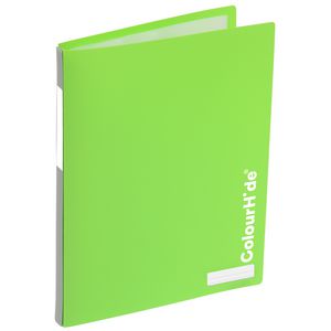 ColourHide My Refillable Display Book A4 20 Pocket Green