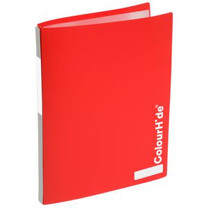 ColourHide My Refillable Display Book A4 20 Pocket Red