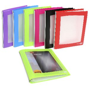 ColourHide A4 Insert Display Book 20 Pocket Refillable Green