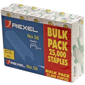 Rexel No.56 26/6 Staples 25000 Pack
