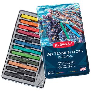 Derwent Inktense Blocks 12 Pack