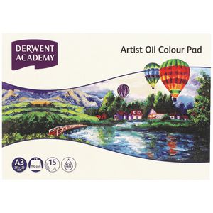 Derwent Academy A3 Oil Paint Pad Landscape 15 Sheet