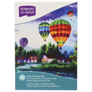 Derwent Academy A4 Oil Pad 15 Sheet