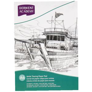 Derwent Academy A4 Tracing Paper 65gsm 25 Sheet