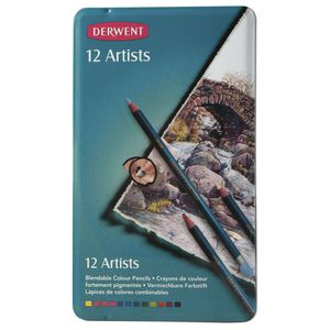 Derwent Artist Pencils Tin of 12