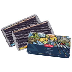 Derwent Studio Pencils Tin 72 Pack