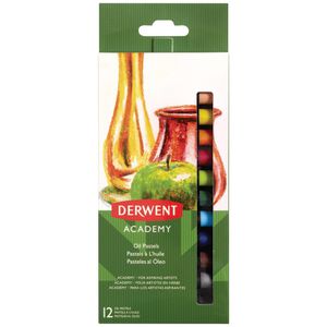 Derwent Academy Oil Pastels 12 Pack